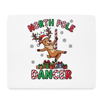Danseuse du pôle Nord – Noël inapproprié pour - Tapis de souris (format paysage) - blanc - Devant