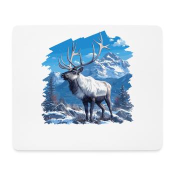 Renne Renne - Tapis de souris (format paysage) - blanc - Devant