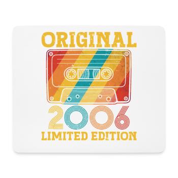 20th Anniversary 20 Years 2006 Birthday Gift - Mouse Pad (horizontal) - white - Front