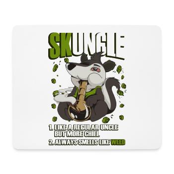 Funny Skuncle Outfit - Gift for Uncle - Mouse Pad (horizontal) - white - Front