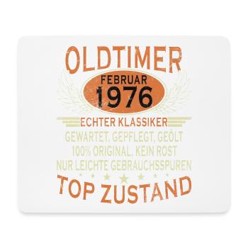 50th anniversary, 50 years, February 1976 Vinta - Mouse Pad (horizontal) - white - Front