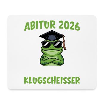 Abitur 2026 Frog with Graduation Gift - Mouse Pad (horizontal) - white - Front