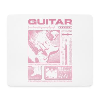 Guitariste Guitariste Rock Musicien streetwear - Tapis de souris (format paysage) - blanc - Devant