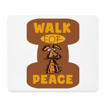 March for Peace - Mouse Pad (horizontal) - white - Front