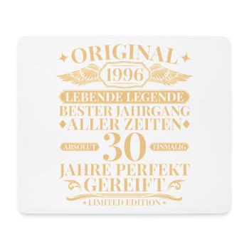 Year 1996 Year of manufacture Legend 30th birthday - Mouse Pad (horizontal) - white - Front