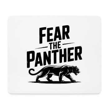Fear the Panther - Mouse Pad (horizontal) - white - Front