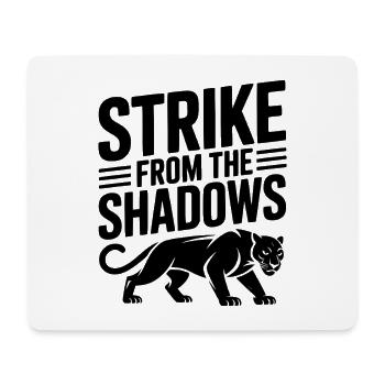 Strike from the Shadows - Mouse Pad (horizontal) - white - Front