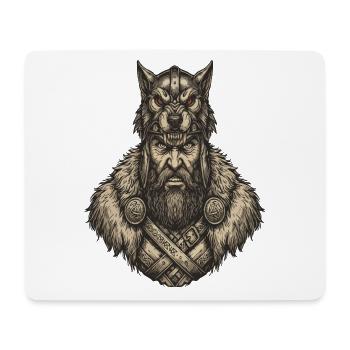 Wikinger Viking Legende Seemann Odin Rabe Kämpfer - Mousepad (Querformat) - Weiß - Vorne