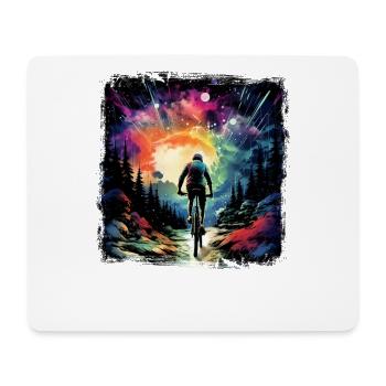 Mountain Bike Retro - Mouse Pad (horizontal) - white - Front
