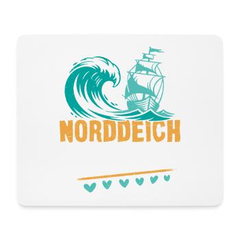 North Sea Holiday NORDDEICH OSTHOLSTEIN Fun - Mouse Pad (horizontal) - white - Front