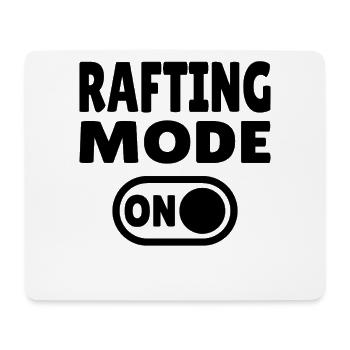 Rafting Mode ON – Whitewater in a rubber dinghy - Mouse Pad (horizontal) - white - Front