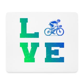 Motif nouveau vélo de route pour vélo de route - Tapis de souris (format paysage) - blanc - Devant