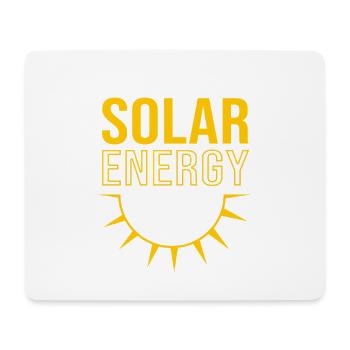 Énergie renouvelable pour cellules solaires photovoltaïques - Tapis de souris (format paysage) - blanc - Devant