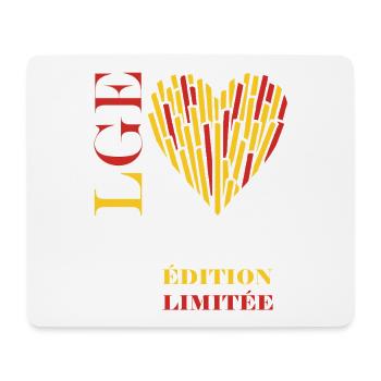Heart Fries Limited Edition - Mousepad (Querformat) - Weiß - Vorne