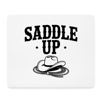 Saddle Up - Mouse Pad (horizontal) - white - Front
