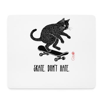 Patine, ne déteste pas Kitten - Tapis de souris (format paysage) - blanc - Devant