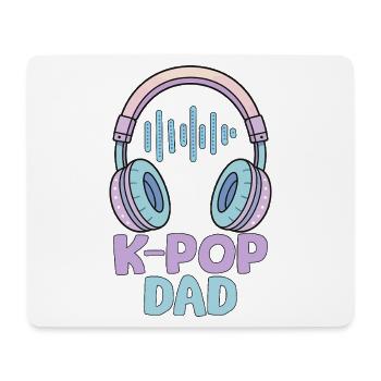 K Pop Dad - Mousepad (Querformat) - Weiß - Vorne