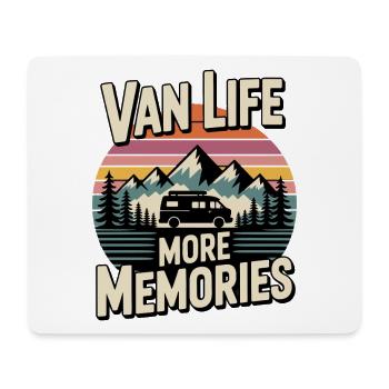 Van Life Mehr Erinnerungen - Mousepad (Querformat) - Weiß - Vorne