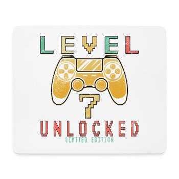 Level 7 Unlocked Limited Edition - Mouse Pad (horizontal) - white - Front