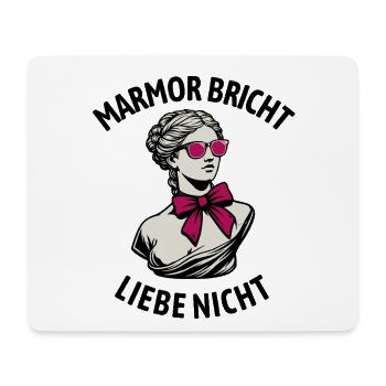 Vintage Diva with Pink Bow Ribbon - Mouse Pad (horizontal) - white - Front