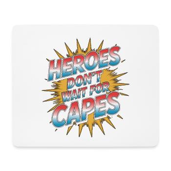 ER Nurse Heroes Don't Wait Emergency Room Nursing - Mouse Pad (horizontal) - white - Front