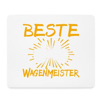 Wagenmeister Geschenkidee - Mousepad (Querformat) - Weiß - Vorne