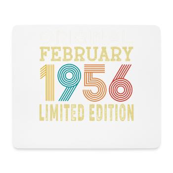 Original February 1956 70 Years 70th Anniversary - Mouse Pad (horizontal) - white - Front