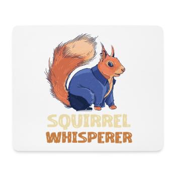 Eichhörnchen Flüsterer Denim - Mousepad (Querformat) - Weiß - Vorne