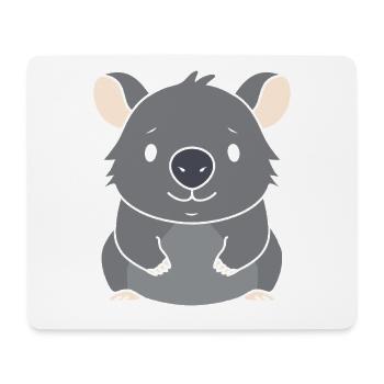 wombat - Mouse Pad (horizontal) - white - Front
