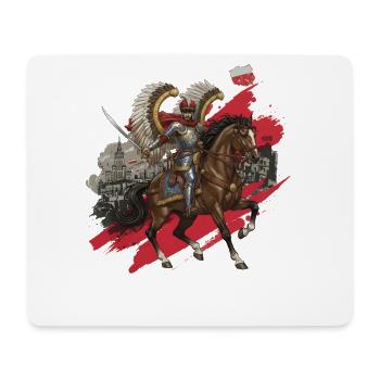Polnische Flügelhusarenfreiheit 1918 - Mousepad (Querformat) - Weiß - Vorne