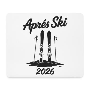APRES SKI 2026 Winterurlaub Piste Party - Mousepad (Querformat) - Weiß - Vorne
