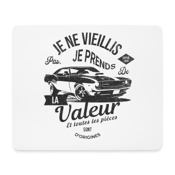 Anniversaire 1966 Voiture Vintage - Tapis de souris (format paysage) - blanc - Devant