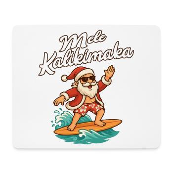 Hawaii Mele Kalikimaka - Joyeux Noël - Tapis de souris (format paysage) - blanc - Devant