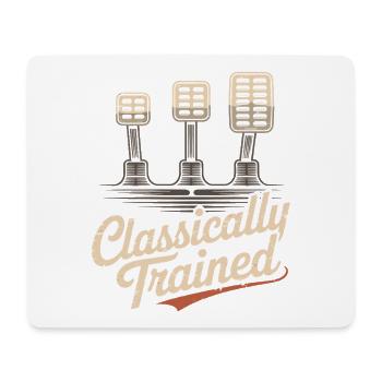 Classically Trained Petrolhead KFZ Mechaniker - Mousepad (Querformat) - Weiß - Vorne