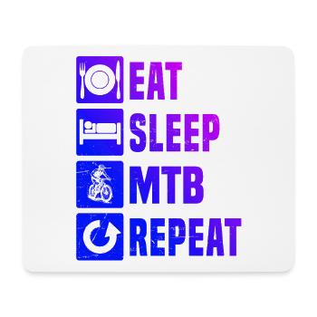 Direkte Mountainbike Aussage - Mousepad (Querformat) - Weiß - Vorne