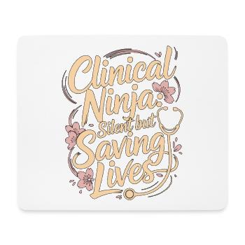 Nurse Practitioner Clinical Ninja Medical Provider - Mousepad (Querformat) - Weiß - Vorne