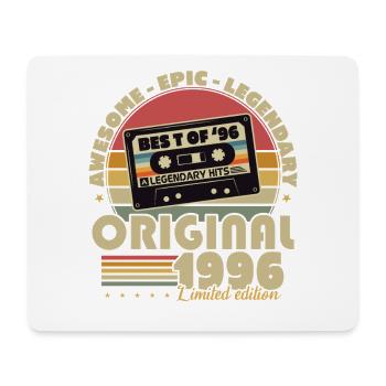 Original 1996 Vintage Vintage Birthday Retro - Mouse Pad (horizontal) - white - Front