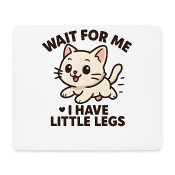 Katze Spruch Humor Meme Lustig Witzig Geschenkidee - Mousepad (Querformat) - Weiß - Vorne