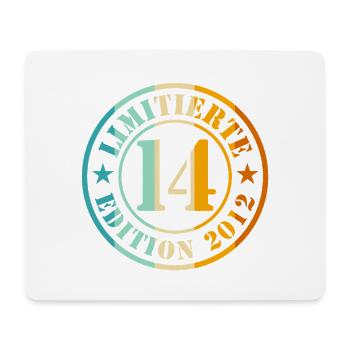 14th Birthday Boy Girls Limited Edition 14 - Mouse Pad (horizontal) - white - Front