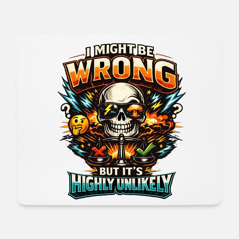 I might be wrong but its highly unlikely - Mousepad (Querformat) - Weiß