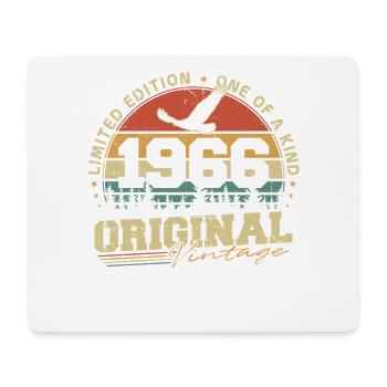 Original 1966 Vintage Vintage Birthday Retro - Mouse Pad (horizontal) - white - Front
