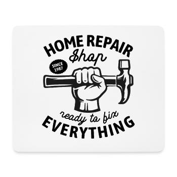 Home Repair Shop - Handwerker, alles reparieren - Mousepad (Querformat) - Weiß - Vorne
