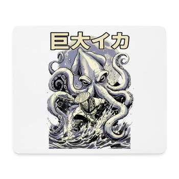 Fischer vs Kraken Japanese Retro Style - Mouse Pad (horizontal) - white - Front