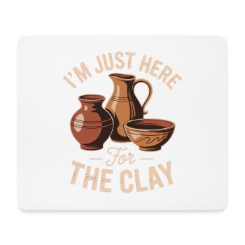 Pottery Lover Keramik Töpfern Humor - Mouse Pad (horizontal) - white - Front