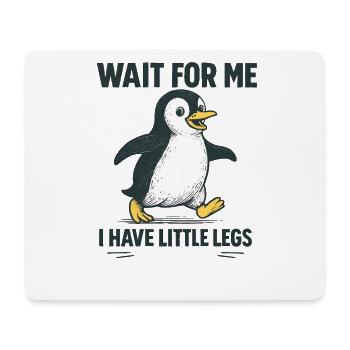 Pinguin Spruch Humor Meme Lustig Geschenkidee - Mousepad (Querformat) - Weiß - Vorne