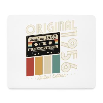 Original 1956 Vintage Vintage Anniversaire Rétro - Tapis de souris (format paysage) - blanc - Devant