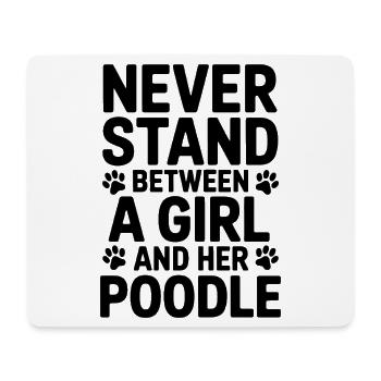 Poodle Sayings Dogs Funny Poodle Gift - Mouse Pad (horizontal) - white - Front