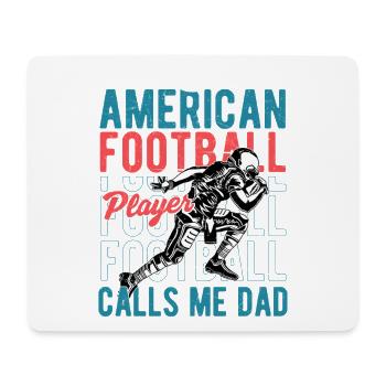 My Favorite Football Player Calls Me Dad Season - Mousepad (Querformat) - Weiß - Vorne