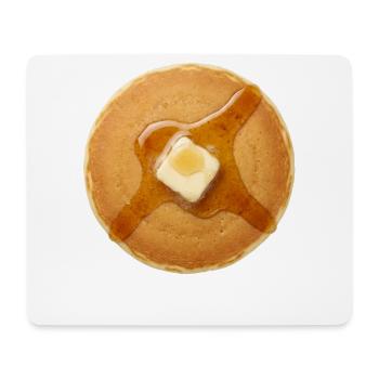 Pancake Costume Breakfast Halloween Simple P - Mouse Pad (horizontal) - white - Front