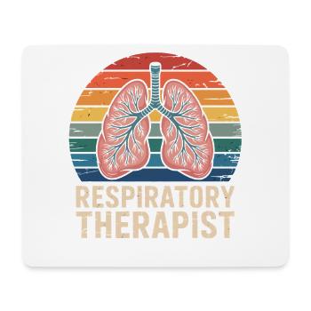 Respiratory Therapist Rainbow - Mouse Pad (horizontal) - white - Front
